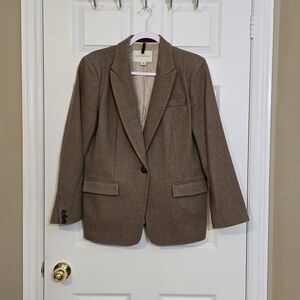 Banana Republic Woman's Career Jacket ~ Taupe ~ Fully lined ~ Size 12/14 (Large)